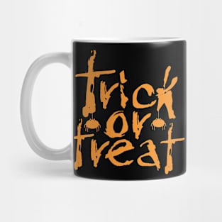 Trick or Treat. Classic Halloween Costume Design. Mug